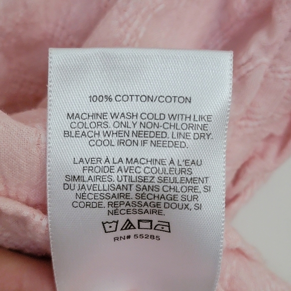 Express Light Pink Ruffle Shirt - Picture 4 of 4